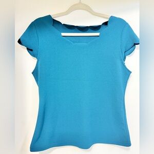 Elegant Blue Women's Top